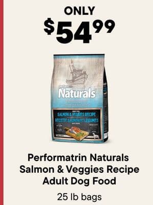 Performatrin Naturals Salmon & Veggies Recipe Adult Dog Food