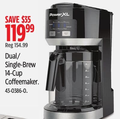 Dual/Single-Brew 14-Cup Coffeemaker