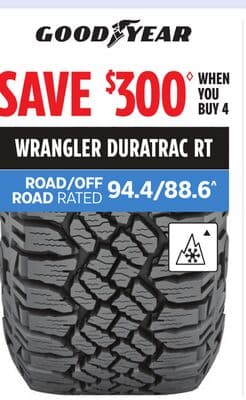 GOOD YEAR WRANGLER DURATRAC RT Tires