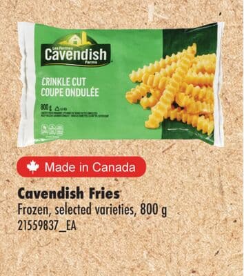 CAVENDISH FRIES, 800 G