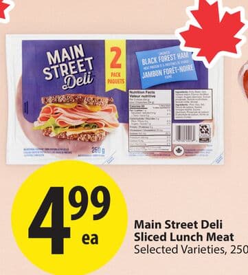 Main Street Deli Sliced Lunch Meat