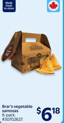 Brar's vegetable samosas