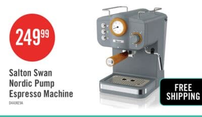 Salton Swan Nordic Pump Espresso Machine