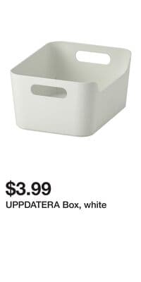 UPPDATERA Box, white