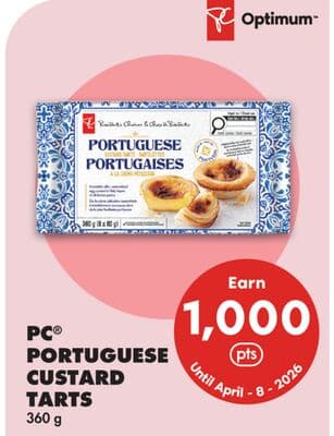 PC® PORTUGUESE CUSTARD TARTS, 360 g