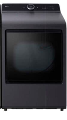 LG 7.3 Cu. Ft. Electric Dryer with Steam - Matte Black - DLEX8600BE