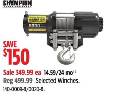 Champion Selected Winches