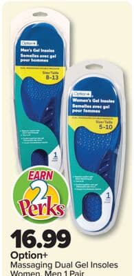 Option+ Massaging Dual Gel Insoles