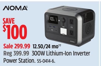 NOMA 300W Lithium-Ion Inverter Power Station