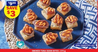 SMOKED TUNA SUSHI BITES