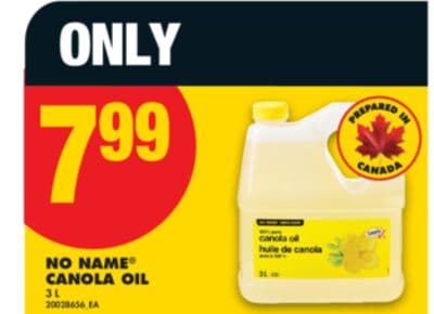 NO NAME® CANOLA OIL, 3 L