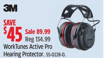 3M WorkTunes Active Pro Hearing Protector