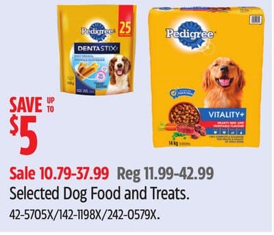 Selected Dog Food and Treats