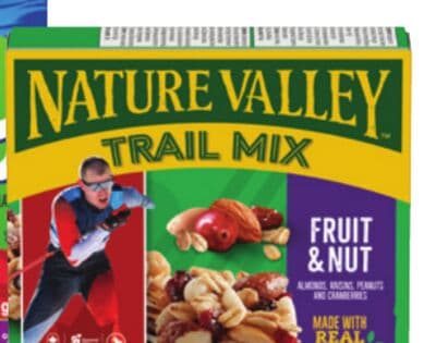 Nature Valley Crunchy or Trail Mix Granola Bar