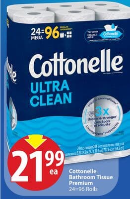 Cottonelle Bathroom Tissue Premium