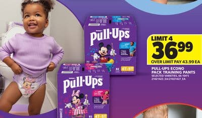 PULL-UPS ECONO PACK TRAINING PANTS, 66-104' S