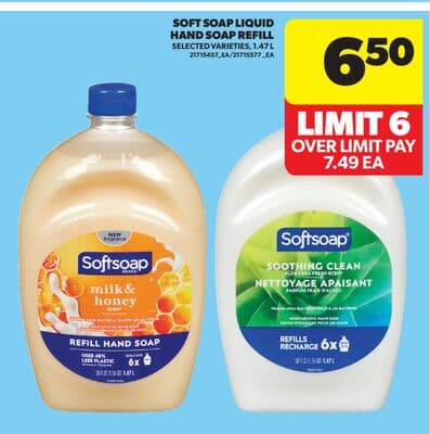 SOFT SOAP LIQUID HAND SOAP REFILL, 1.47 L