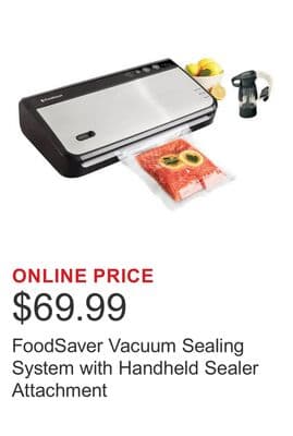 FoodSaver Vacuum Sealing System with Handheld Sealer Attachment
