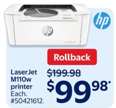HP LaserJet M110w printer