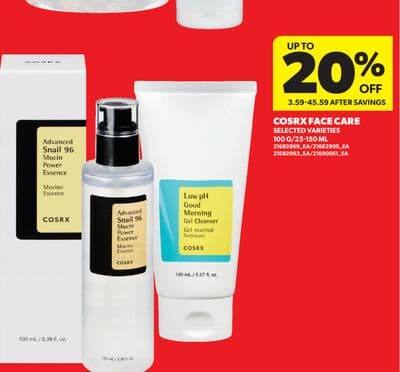COSRX FACE CARE, 100 G/25-150 Ml