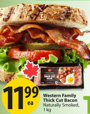 Western Family Thick Cut Bacon