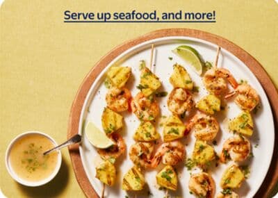 Banner - Serve up seafood, and more!