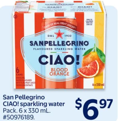 San Pellegrino CIAO! sparkling water