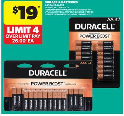 DURACELL BATTERIES