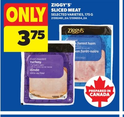 ZIGGY'S® SLICED MEAT, 175 G