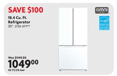 18.4 Cu. Ft. Refrigerator