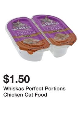 Whiskas Perfect Portions Chicken Cat Food