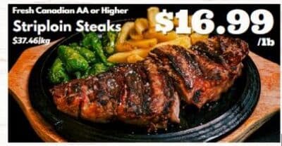 Striploin Steaks