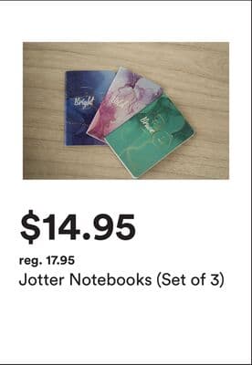 Jotter Notebooks (Set of 3)