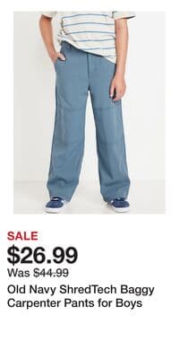Old Navy ShredTech Baggy Carpenter Pants for Boys