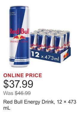 Red Bull Energy Drink, 12 × 473 mL