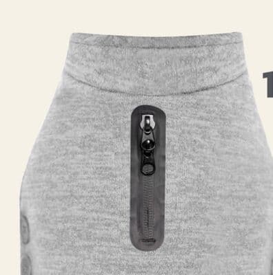 Canada Pooch Waterproof Sweater Grey
