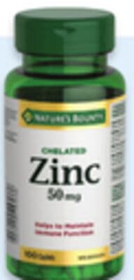 Nature's Bounty melatonin 60s or Zinc 100s