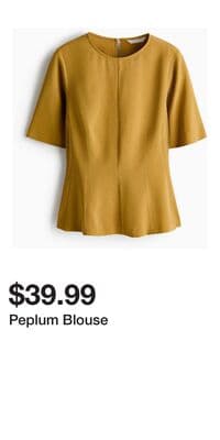Peplum Blouse