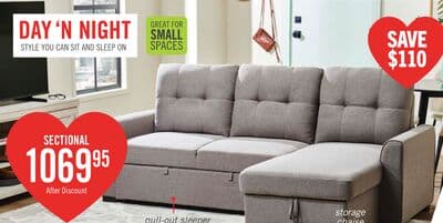 2-Pc. Carter Storage Sleeper Sectional