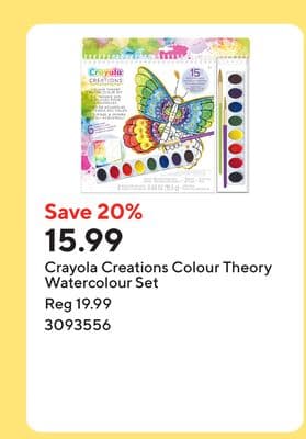 Crayola Creations Colour Theory Watercolour Set