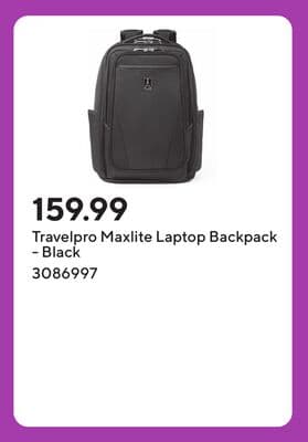 Travelpro Maxlite Laptop Backpack - Black