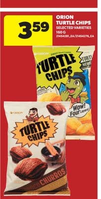 ORION TURTLE CHIPS, 160 G