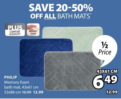 PHILIP Memory foam bath mat