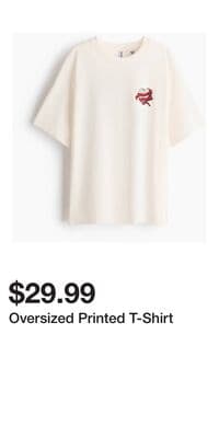 Oversized Printed T-Shirt