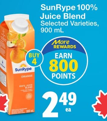 SunRype 100% Juice Blend