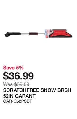 SCRATCHFREE SNOW BRSH 52IN