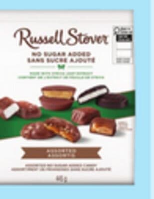 Russell Stover No Sugar Added Chocolate Bag