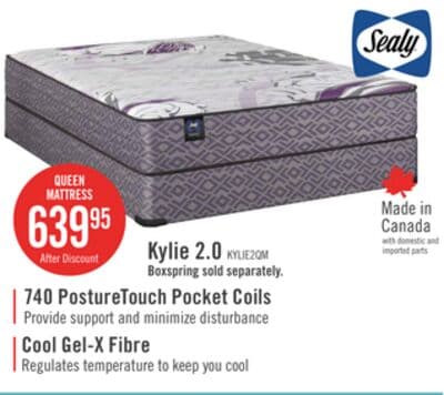Sealy® Essential Collection Kylie 2.0 Tight Top Medium Queen Mattress