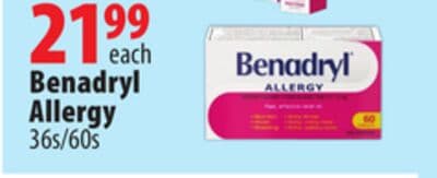 Benadryl Allergy