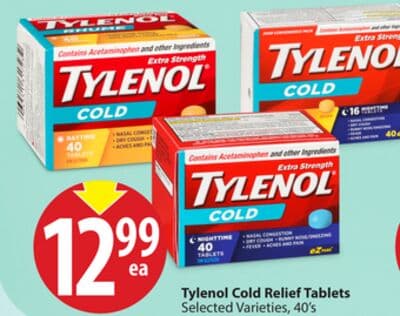 Tylenol Cold Relief Tablets
